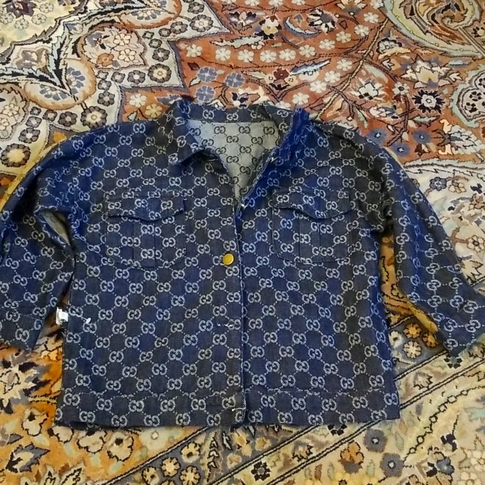 Gucci pattern baby jacket